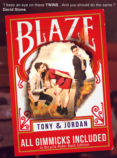 tour de magie BLAZE des magicien les French Twins